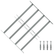vidaXL Krata bezpieczeństwa na okno z regulacją 500-650 mm 4 metalowe pręty vidaXL 141385