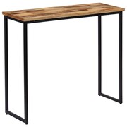 vidaXL Stolik konsola, lite drewno tekowe z odzysku, 90 x 30 x 76 cm vidaXL 245418