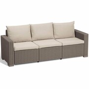 Allibert Sofa ogrodowa California, 7 części, cappuccino, 231564 Allibert 231564