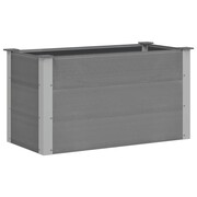 vidaXL Donica ogrodowa WPC 100x50x54 cm, szara vidaXL 43603