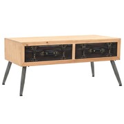 vidaXL Stolik kawowy, lite drewno jodłowe, 115 x 55 x 50 cm vidaXL 245777