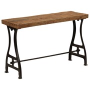 vidaXL Stolik konsola z drewna z podkładów kolejowych, 120x40x76 cm vidaXL 246410
