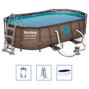 Basen owalny Power Steel Swim Vista Series 56714 Bestway 91654 - zdjęcie 1