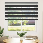 vidaXL Roleta Zebra 120 x 175 cm czarna vidaXL 240216