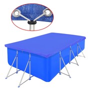 vidaXL Pokrywa na prostokątny basen, 400 x 207 cm, 90 g/m2 vidaXL 90591