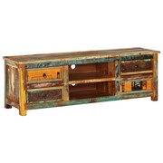 vidaXL Drewniana półka pod TV vintage z 4 szufladami vidaXL 240955
