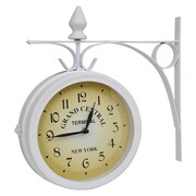 vidaXL Zegar ścienny w stylu retro (Biały) vidaXL 30039