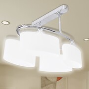 vidaXL Nowoczesna lampa sufitowa, elipsa żarówki 4xE14 vidaXL 240988