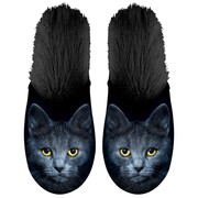 Plenty Gifts Pluszowe kapcie z kotem, czarne, rozmiar 35-38, 42538 Plenty Gifts 42538