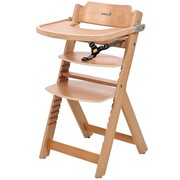 Safety 1st Wysokie krzesełko Timba z naturalnego drewna, 27620100 Safety 1st 27620100