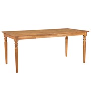 vidaXL Ogrodowy stół jadalniany, lite drewno akacjowe, 180x90x75 cm vidaXL 44256