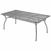 vidaXL Ogrodowy stół jadalniany, metalowa siatka, 180x90x72 cm vidaXL 42724