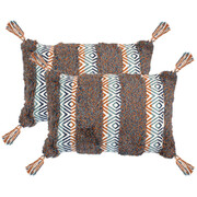 vidaXL 2 poduszki, 40x60 cm, styl boho, wielokolorowe vidaXL 245041