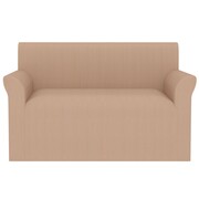 vidaXL Elastyczny pokrowiec na sofę, prążkowany, beżowy vidaXL 131968