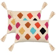 vidaXL 2 poduszki, 40x60 cm, styl boho, wielokolorowe vidaXL 245032