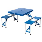 Camp Gear Zestaw kempingowy Basic, stal, kolor niebieski, 1404374 Camp Gear 1404374