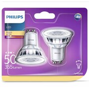 Philips Reflektory punktowe LED Classic, 2 szt., 4.6 W, 355 lumenów Philips 929001215231