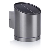 Smartwares Solarna lampa ścienna z czujnikiem, 0,5 W, srebrna Smartwares 10.030.79