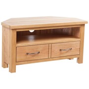 vidaXL Dębowa szafka pod TV z szufladą 88 x 42 x 46 cm vidaXL 241676