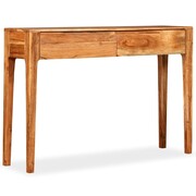 vidaXL Stolik typu konsola z litego drewna, 118 x 30 x 80 cm vidaXL 244957