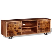 vidaXL Szafka pod telewizor, lite drewno sheesham, 120 x 30 x 40 cm vidaXL 243965