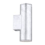 EGLO Lampa zewnętrzna naścienna Riga 4, srebrna, 20 cm, 3W, 30911 EGLO 30911