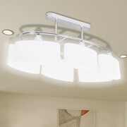 vidaXL Nowoczesna lampa sufitowa, elipsa żarówki 6xE14 vidaXL 240989