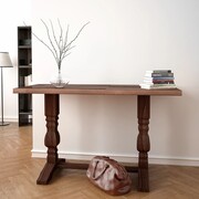 vidaXL Stolik konsola z drewna akacjowego 100x40x75 cm vidaXL 243912
