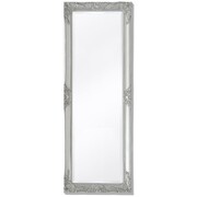 vidaXL Lustro ścienne w stylu barokowym, 140x50 cm, srebrne vidaXL 243689