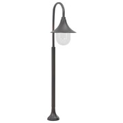 vidaXL Lampa ogrodowa na słupku, 120 cm, E27, aluminium, kolor brązu vidaXL 44211