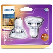 Philips Reflektory punktowe LED Classic, 2 szt., 5.5 W, 345 lumenów Philips 929001364161