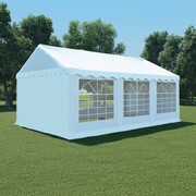 vidaXL Namiot ogrodowy z PVC, 4x6 m, biały vidaXL 274971