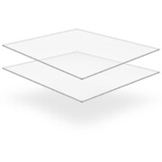 vidaXL Przezroczyste płyty akrylowe, 2 szt., 40 x 60 cm, 10 mm vidaXL 143548