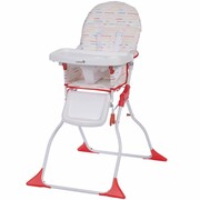 Safety 1st Składane wysokie krzesełko Keeny Red Lines, białe Safety 1st 2766260000