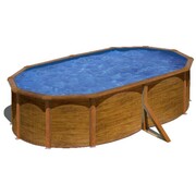 Gre Basen naziemny Pacific owalny, brąz 500x350 cm KIT510WB Gre KIT510WB