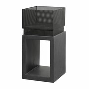 R'elite Kwadratowe palenisko z podstawą stylizowaną na granit, 979756 R'elite 979756