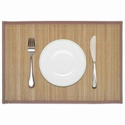 vidaXL 6 Bambusowych brązowych podkładek pod talerze 30 x 45 cm vidaXL 242108