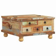 vidaXL Stolik kawowy z drewna odzyskanego, 70 x 70 x 38 cm vidaXL 243978