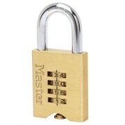 Master Lock Kłódka na szyfr, trwały mosiądz, 50 mm, 651EURD Master Lock 651EURD