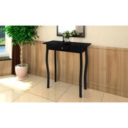 vidaXL Czarny stolik typu konsola z MDF vidaXL 240044
