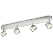 Philips Lampa sufitowa LED myLiving Star, 4 x 4,5 W, szara, 562444816 Philips 562444816