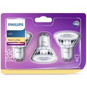 Philips Reflektory punktowe LED Classic, 3 szt., 3.5 W, 255 lumenów Philips 929001217886