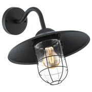 EGLO Naścienna lampa zewnętrzna Melgoa, czarny, 60 W, 94792 EGLO 94792
