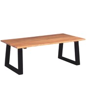 vidaXL Stolik kawowy, lite drewno akacjowe, 110x60x40 cm vidaXL 244996