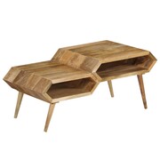 vidaXL Stolik kawowy, lite drewno mango, 104 x 50 x 45 cm vidaXL 246061