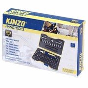 Kinzo Śrubokręt i zestaw bitów, 101 szt. Kinzo 93524