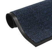 vidaXL Prostokątna wycieraczka przed drzwi 80 x 120 cm, niebieska vidaXL 132713