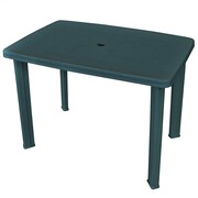 vidaXL Stół ogrodowy, 101 x 68 x 72 cm, plastik, zielony vidaXL 43593