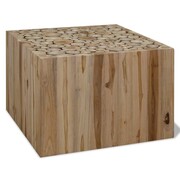 vidaXL Stolik kawowy z drewna tekowego, 50 x 50 x 35 cm vidaXL 244555
