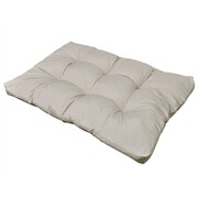 vidaXL Poduszka do siedzenia 120 x 80 x 10 cm kolor białego piasku vidaXL 41509